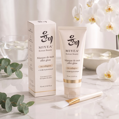 Masque de nuit effet glow au collagène | MIYEA®